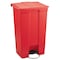 Rubbermaid Commercial 23 gal. Rectangular Trash Can FG614600RED - alternate 1